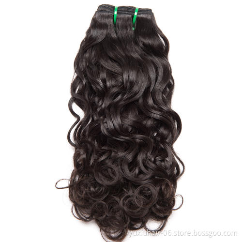 Water Wave Brazilian Virgin Remy Hair Extension Wavy Hair 3 Bundles With Closure Cuticle Aligned Hair No Shedding